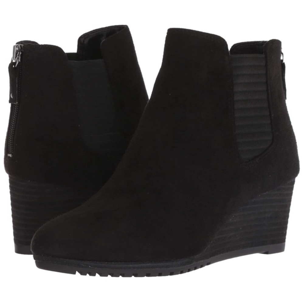 WORN TWICE - DR.SCHOLL’S CRITIC WEDGE BOOTIE